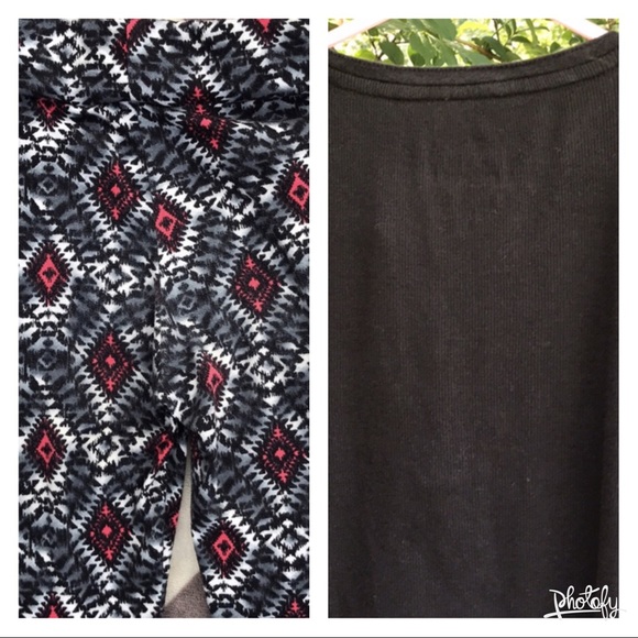 Real Love Diamond Leggings & Faded Glory Top M 7/8 - Picture 3 of 16